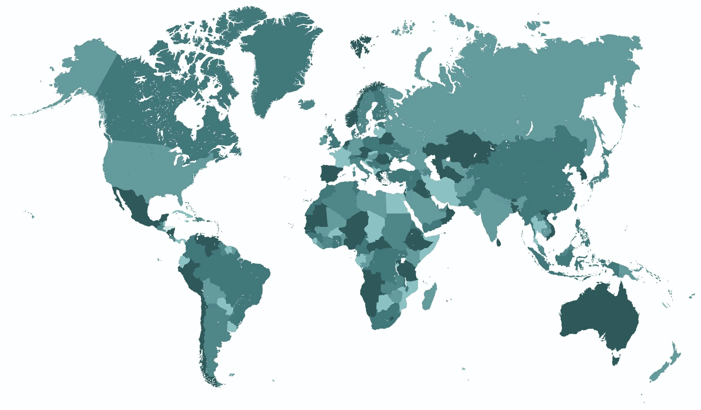 Global market footprint map showing selected export markets in the United States, Europe, Vietnam, and Taiwan collaboration base